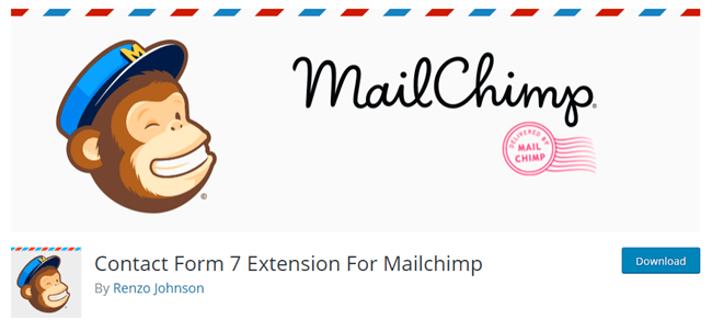 Contact Form 7 Add On for Mailchimp