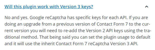 reCaptcha V3 query